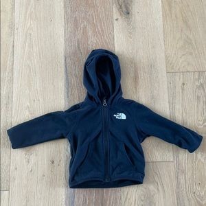 Black North Face fleece jacket like new